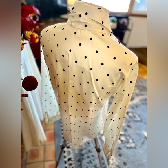 POLKA DOT SAILOR TIE BLOUSE - Picture 3 of 9